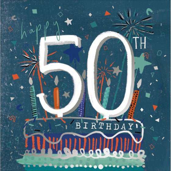 Happy 50th birthday card