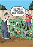 Beer Garden - Speed Bump funny greeting card