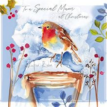 To a special Mum - Christmas card