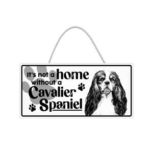 It's not a home without a Cavalier spaniel hanging plaque