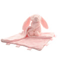 Pink bunny baby comforter blanket