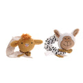 Highland cow & sheep  wrist rattle pair