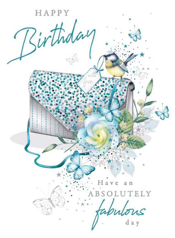 Absolutely fabulous day - birthday card