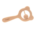 Blush - Wooden baby teether and rattle