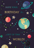 Out of this World -  Birthday card