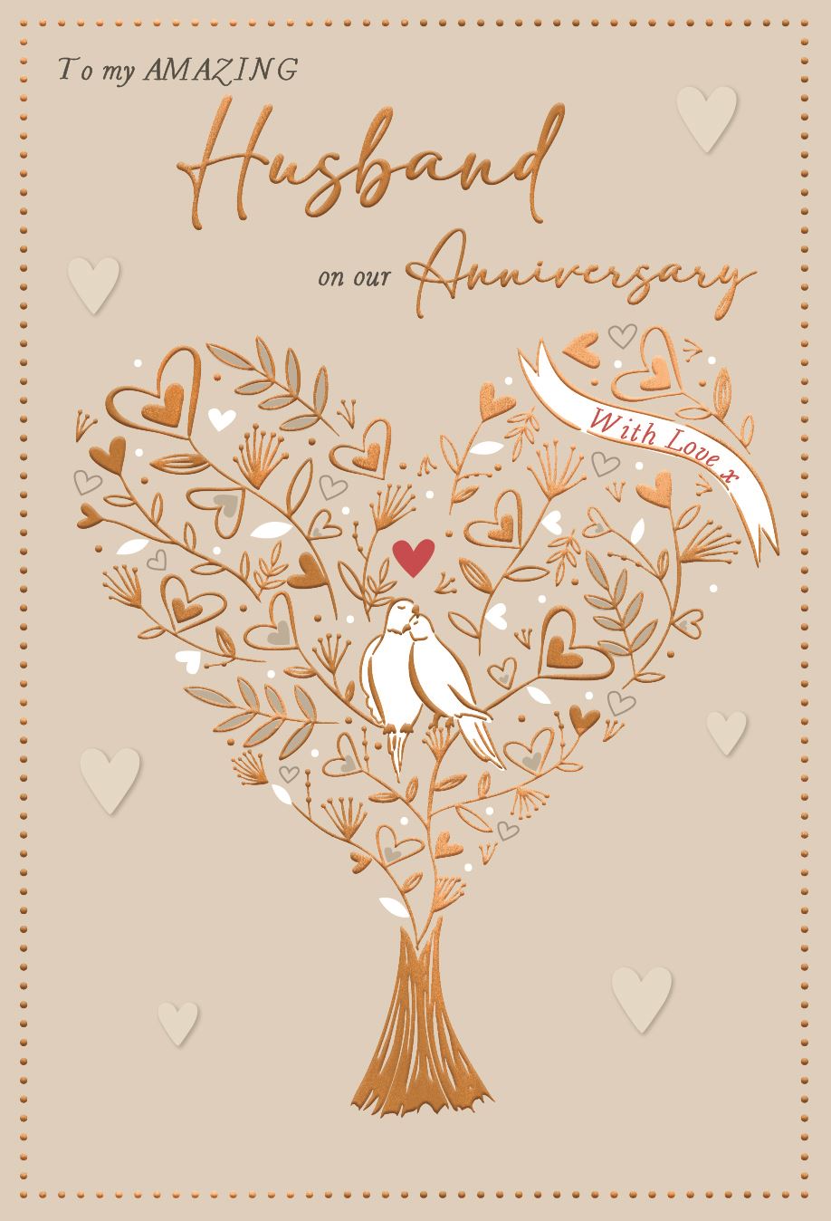 Happy Anniversary, amazing Husband card