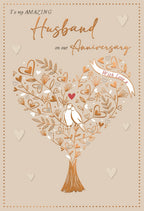 Happy Anniversary, amazing Husband card
