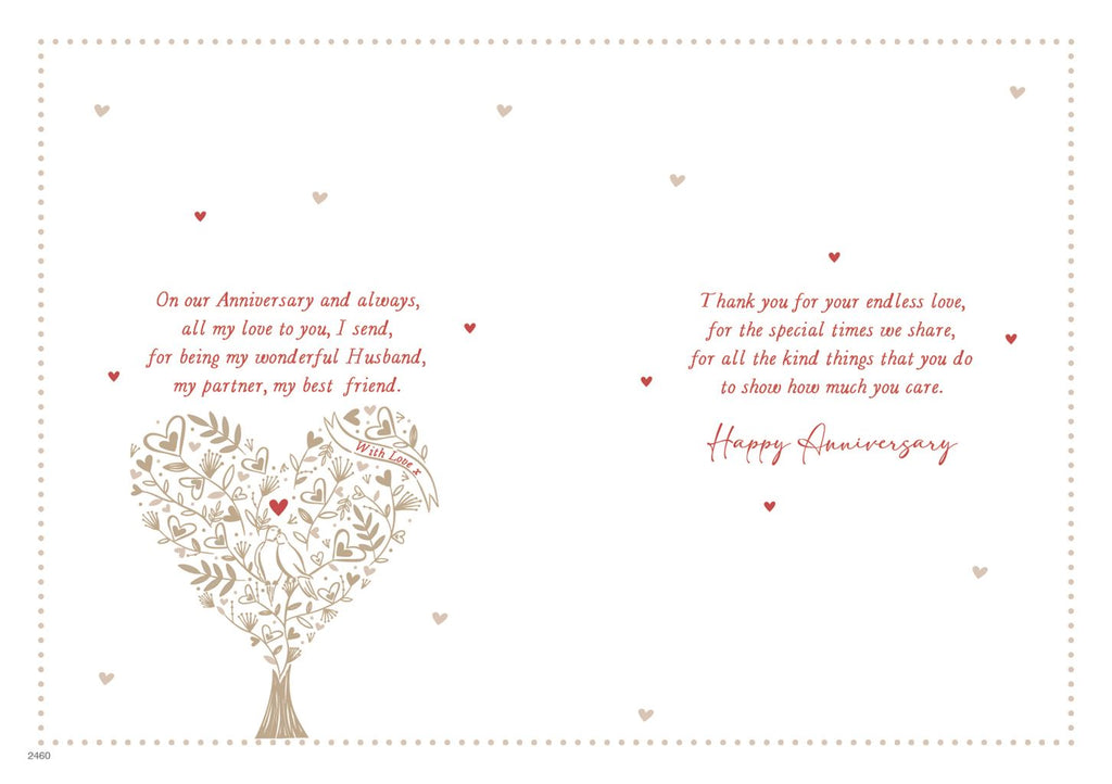 Happy Anniversary, amazing Husband card