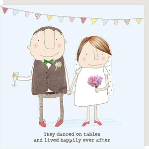 Lived Happily Ever After - wedding card