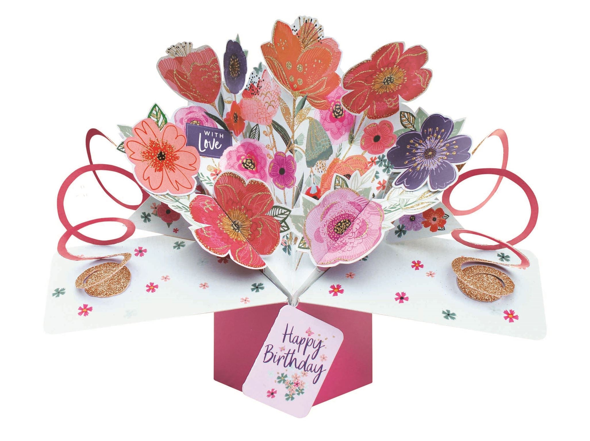 Birthday Bouquet - 3d Second Nature pop up card