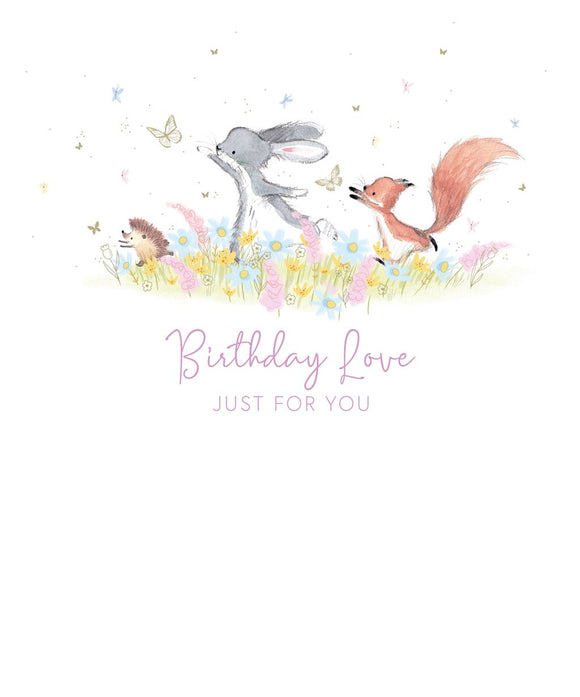 Just for you - birthday card