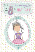 Granddaughter on your 8th Birthday card