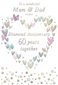 Mum & Dad on your Diamond Anniversary card