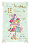 Special Daughter on your 15th Birthday card