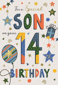 Son on your 14th Birthday card
