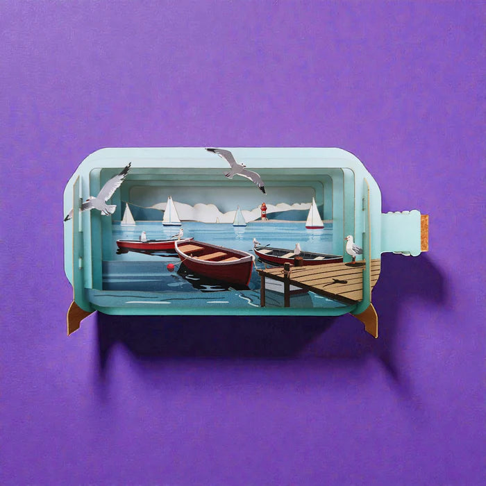 Harbour - message in a bottle