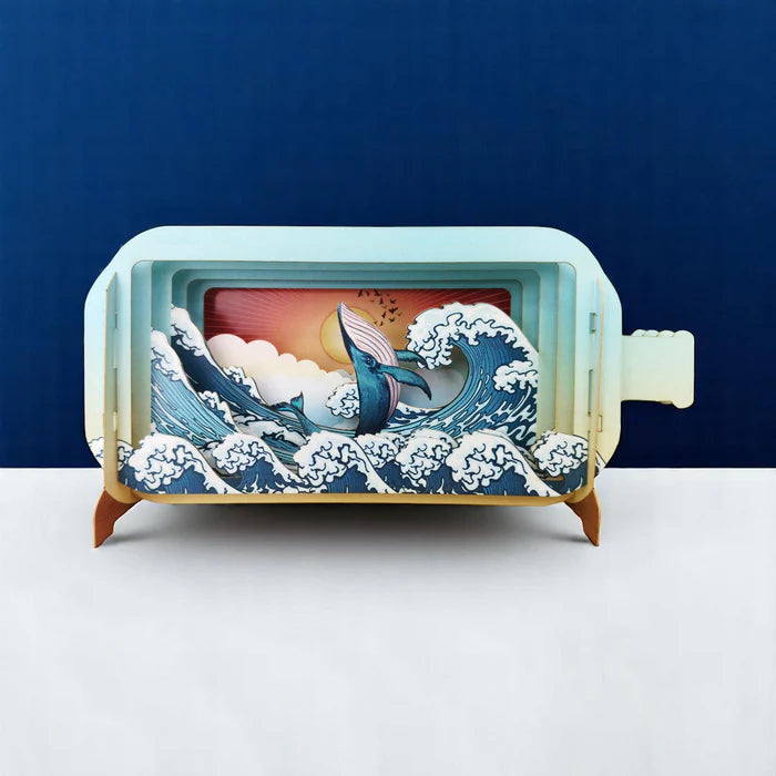 The whale - 3d pop-up card