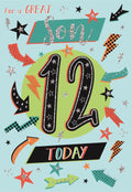 Great son 12th birthday card