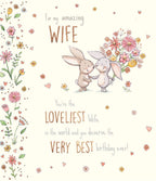 Amazing Wife  birthday card