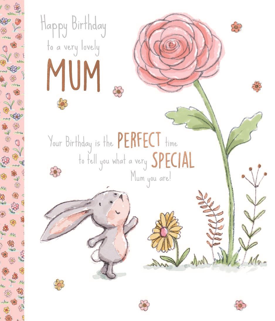 Lovely Mum - Birthday card