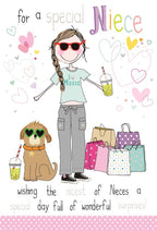 Special Niece - Birthday card