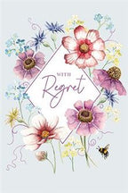 With regret - RSVP card
