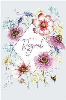 With regret - RSVP card