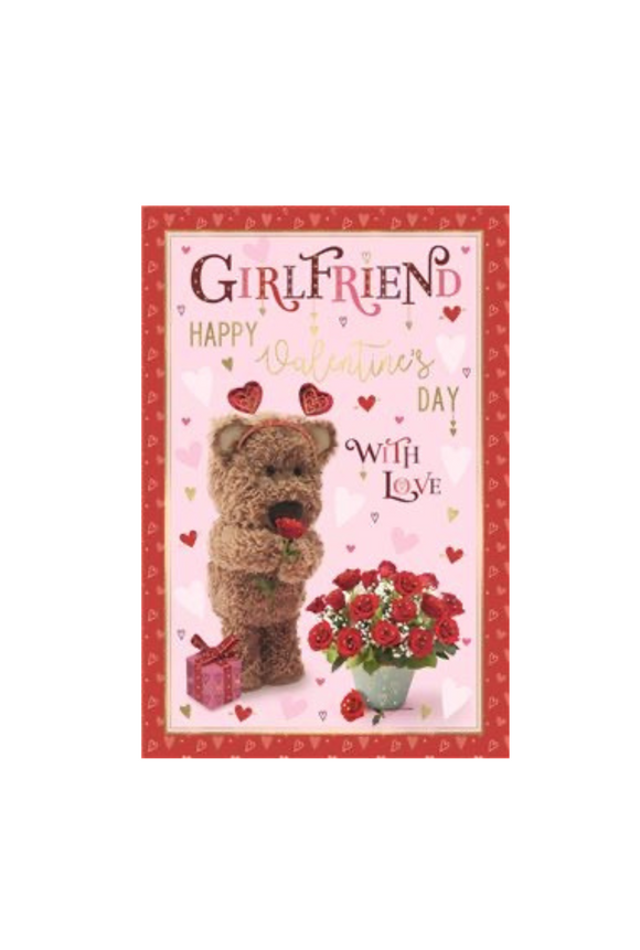 Girlfriend Happy Valentine's Day card