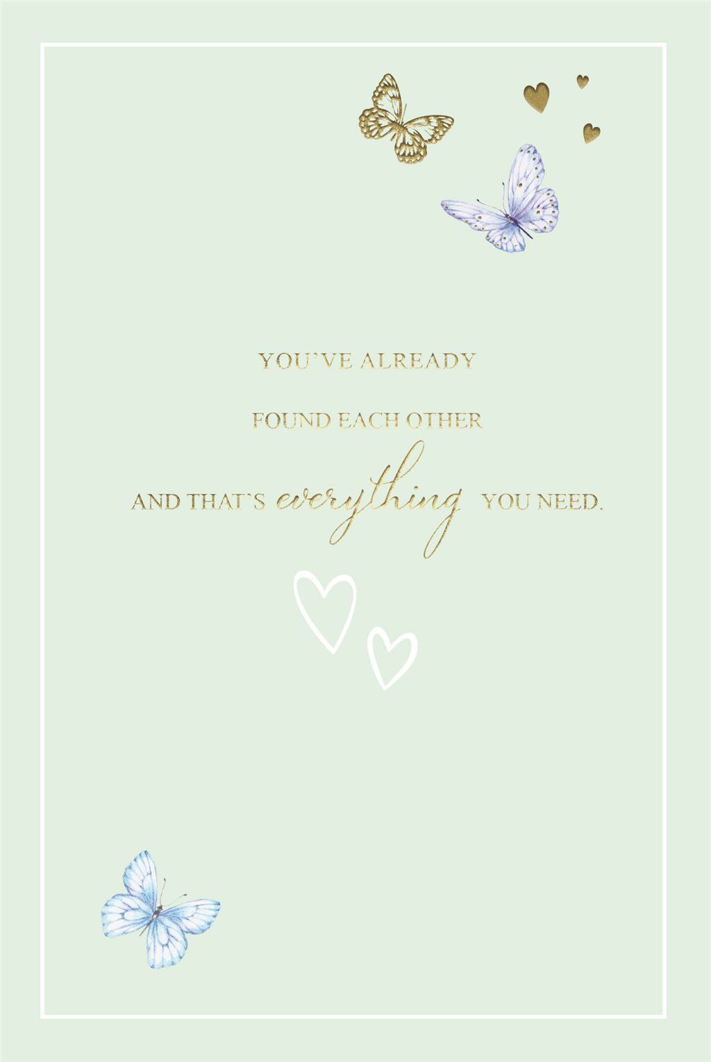 Wedding Day luxury card