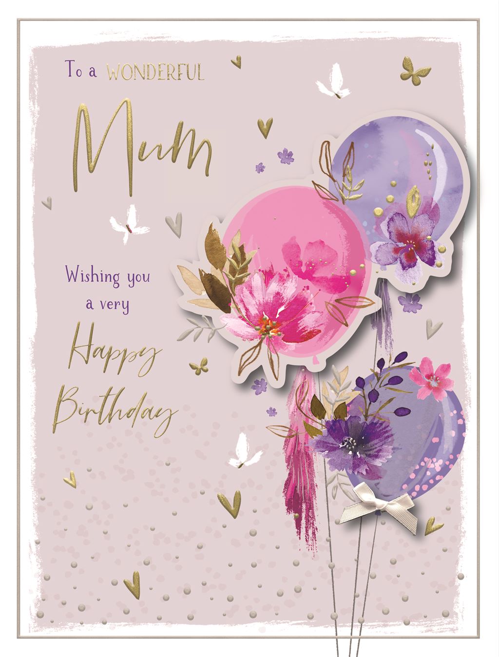 Luxury birthday  card for MUM