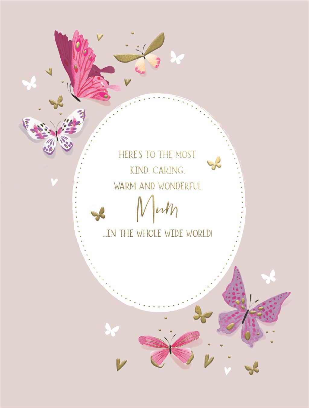 Luxury birthday  card for MUM