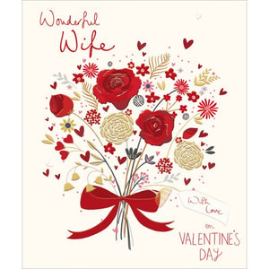 Wonderful Wife on Valentine's day card
