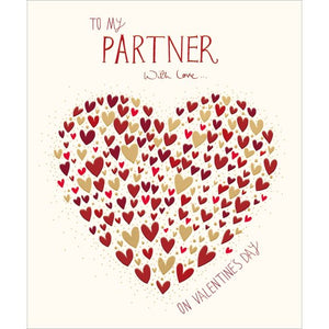 To my Partner - Valentine's card