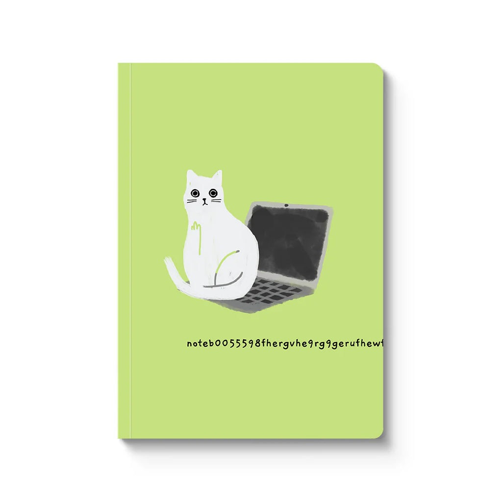 Noteboo55598… - Ken the Cat A5 Notebook