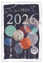 On your Prom in 2026 - greetings card (Blue)