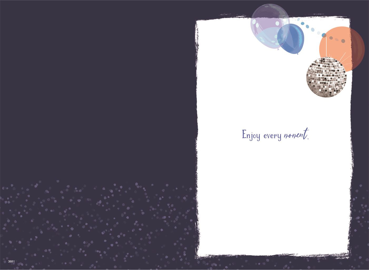 On your Prom in 2026 - greetings card (Blue)