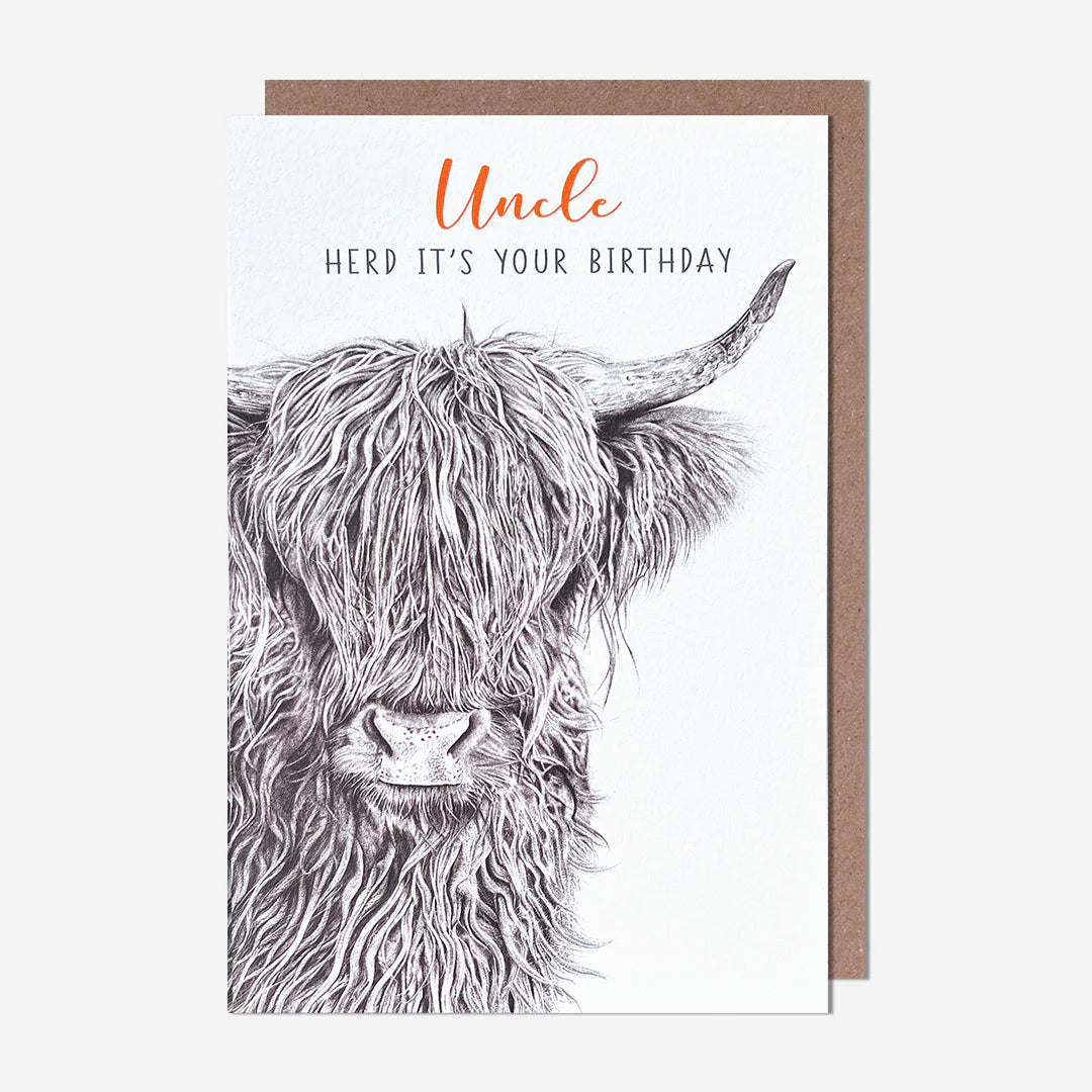Uncle herd its your birthday - Uncle Birthday Card