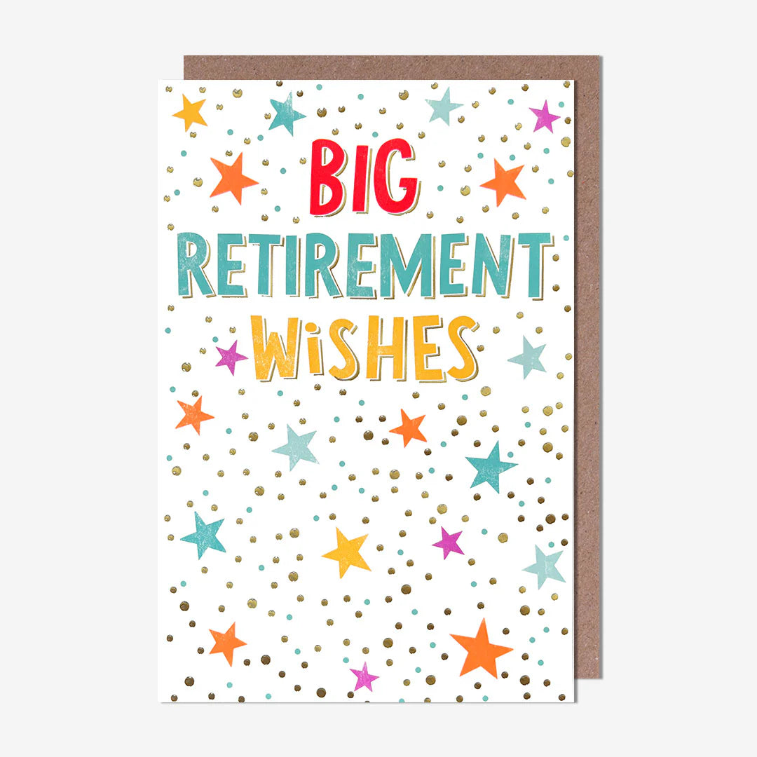 Retirement stars - Retirement card