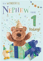 Nephew 1st Birthday card