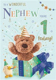 Nephew 1st Birthday card