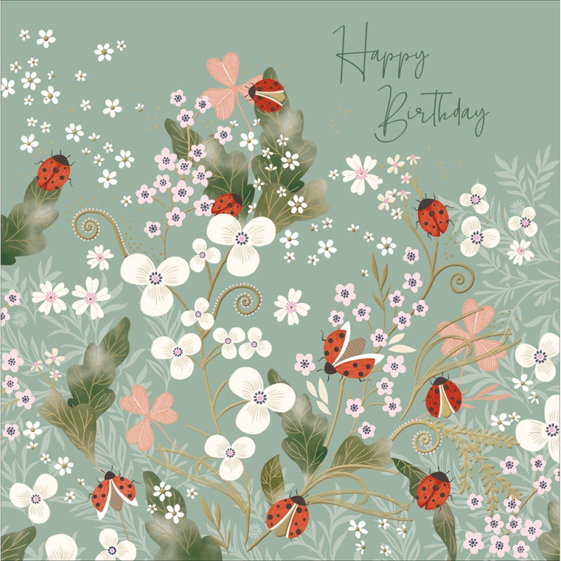 Ladybirds - Birthday Card
