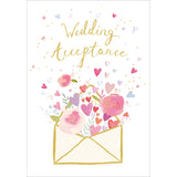 Wedding Acceptance card