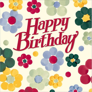 Happy Birthday flower heads - Emma Bridgewater card