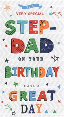 Special Stepdad - Birthday Card