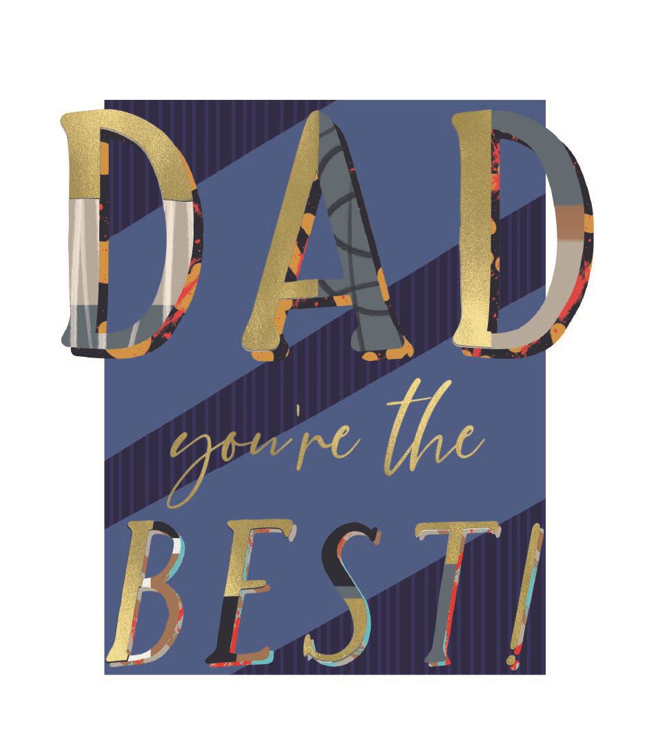 You're the best,  Dad - Birthday card