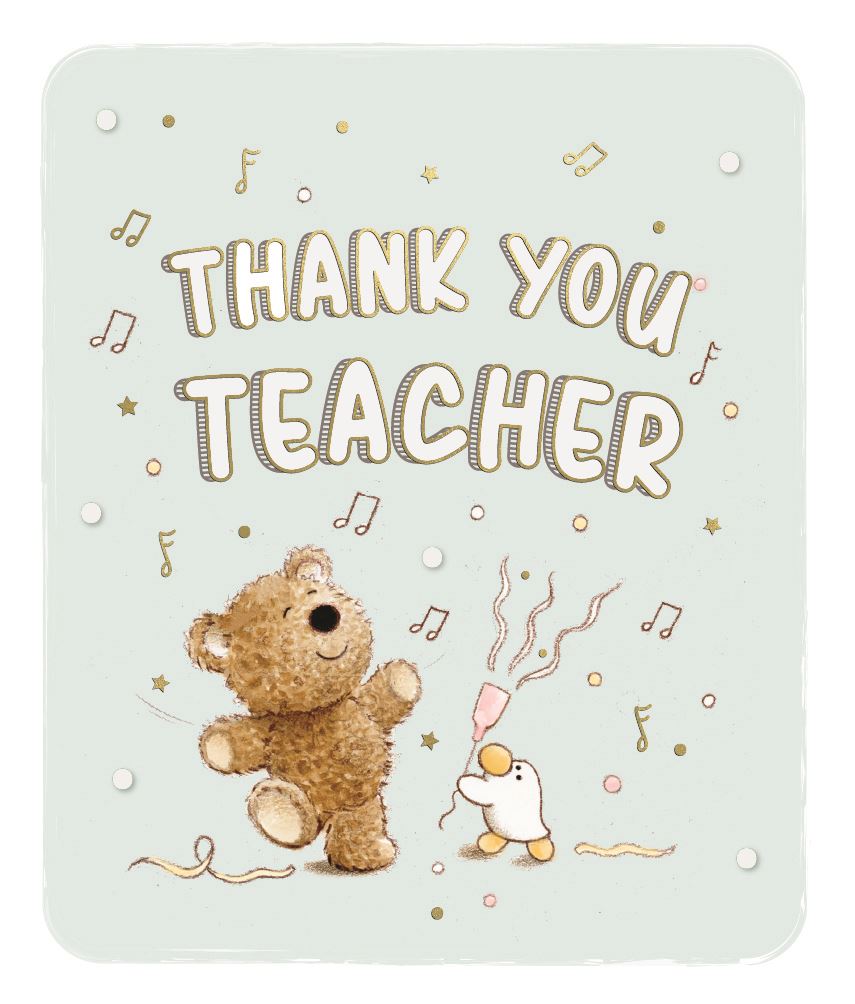 Barley Bear - Teacher Thank You Card