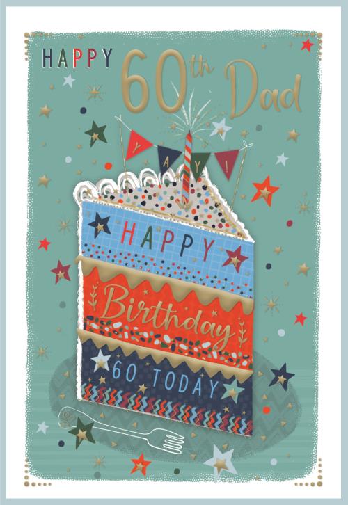 Happy 60th Birthday Dad card
