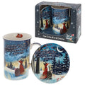 Fox Under The Moon Mug & Coaster Set – friend