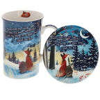 Fox Under The Moon Mug & Coaster Set – friend