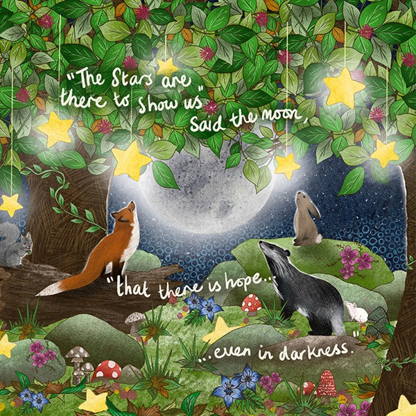 Fox Under The Moon A hug in a book